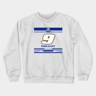 Chase Elliott blue #9 2024 NASCAR digital design Crewneck Sweatshirt